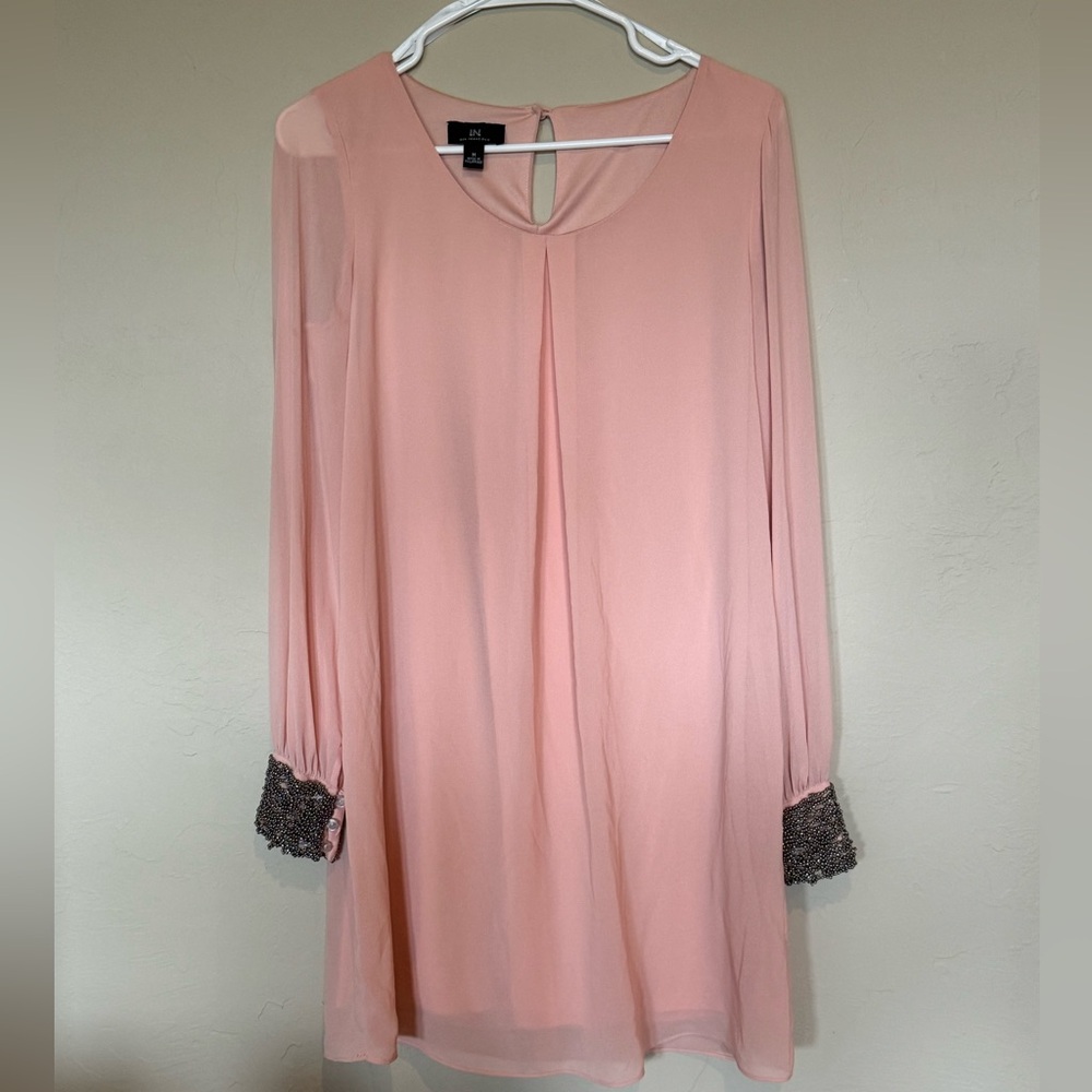 I.N. San Francisco long sleeved dress. Size M